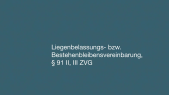 thumbnail of medium Liegenbelassung gem. § 91 II, III ZVG